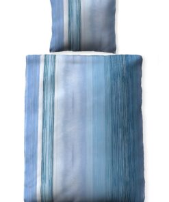 Jilda-Tex Seersucker-Bettwäsche Sommerbettwäsche Venedig 135x200 cm + 80x80 cm Ökotex-100 100% Baumwolle Reißverschluss
