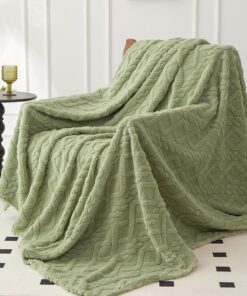 KEAYOO Kuscheldecke Sofaüberwurf aus Traumhaft Weicher Mikrofaser - perfekt für Familie und Freunde - passend zum Schonb