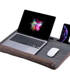 Vigo Wood Laptoptisch - Befehlsgemäße Unterlage für Laptop bis zu 17,3 Zoll - Bequemes Knietablett für Homeoffice und En