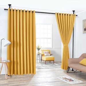 Paxluv Raumteiler Ohne Bohren - Elegant Und Innovativ Für Wohnzimmer Und Büro - Trennwand Und Vorhangstange 120-300 cm (