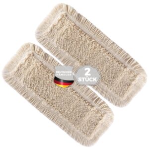 Thometzki Wischmopp-Bezug - Hochwertiger Bodenwischer-Bezug für Parkett-Dielen, Laminat & Fliesen - Echtholz Trocken- &