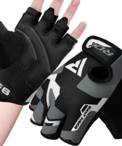 RDX Fitness Handschuhe Damen Herren - Gewichtheben Krafttraining, rutschfest Gym Workout Gloves, Klimmzüge Kraftsport Po