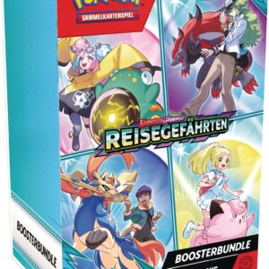 Pokémon-Sammelkartenspiel: Boosterbundle Karmesin & Purpur - für Kartensammler - Spielzeit - 6 Boosterpacks - Pokémon Re