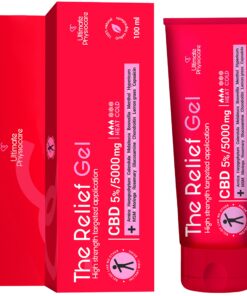 CBD Creme 5% 5000mg Für Muskeln und Gelenke 100 ml | Rücken, Lendenwirbelsäule, Halswirbelsäule, Knie, Ellenbogen, Schul