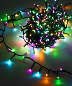 **Spetebo Lichterkette mit Timer und 8 Leuchtfunktionen - Weihnachtsdekoration für Garten und Haus** | **Spetebo 120 LE