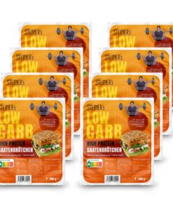 STEINER's Low Carb High Protein Saatenbrötchen - 92% weniger Kohlenhydrate | 23g Eiweiß | nur 2,8g Kohlenhydrate | ideal