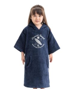 HOMELEVEL Badeponcho für Kinder & Teenager - Strand & Schwimmbad Poncho mit Kapuze - OEKO-TEX STANDARD 100