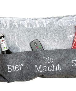 GILDE Männer Bier Aufbewahrungstaschen - Snacks grau 40x60 cm