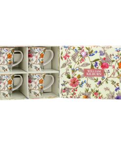 Levi's Becher-Set mit 4 Bechern für Küche und Zuhause, stilvolles Geschirrbecher-Set für jeden Anlass, schönes Kaffeetas