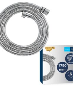 GROHE Vitalioflex Duschschlauch aus Metall 1,75m für Dusche chrom druckbeständig universeller Anschluss
