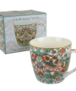 Die Leonardo Collection Erdbeerdieb-Frühstückstasse für Zuhause und Küche, romantische Tasse für jeden Tag, perfektes Ge
