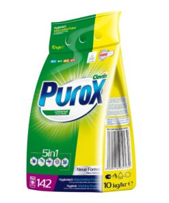 PUROX UNIVERSAL Waschpulver umweltfreundlich – entfaltet Flecken, 10 kg für alle Textilien, schützt vor Kalkablagerungen