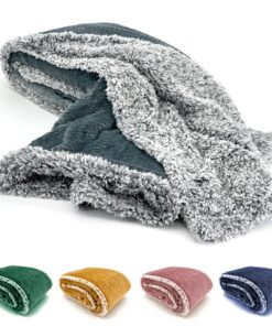 heimtexland® Wohndecke Super Flauschig Warm Anthrazit Grau 200x150 cm Ökotex Typ781