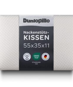 Dunlopillo Memory Foam Nackenkissen | Orthopädisch für Nackenschmerzen | 55x35x11cm