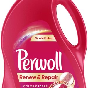 Perwoll Renew und Repair Color und Faser (50 Waschladungen) - Stärkt Fasern und Farbe, ideal für feinfarbige Wolle (50 W