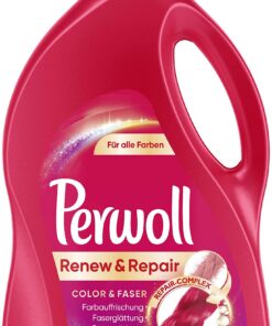 Perwoll Renew und Repair Color und Faser (50 Waschladungen) - Stärkt Fasern und Farbe, ideal für feinfarbige Wolle (50 W