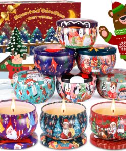 Duftkerze Geschenkset für Damen - Weihnachten, Geburtstag, Valentinstag, Muttertag | Aroma Kerzen Set für Yoga - Duftke