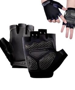 HENKi Fitness Handschuhe - Trainingshandschuhe für Damen und Herren - Crossfit und Bodybuilding - hellblau 540.ml