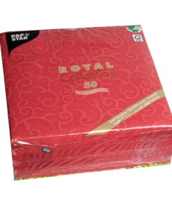 Papstar #84880 ROYAL Collection 50 Servietten 1/4-Falz 40x40 cm für Casali-Besucher