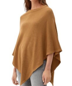 s.Oliver Poncho aus Baumwollmix – Bequem & Stylish für Herbst Outfits