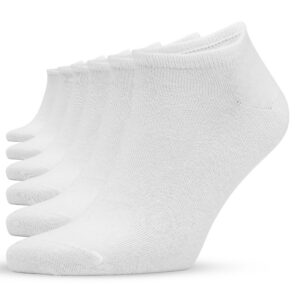 SONNORS White & Black Recycled Sneakersocks für Herren & Damen - Biobaumwolle & Sportaktivität - 4 Größen