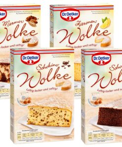 Dr. Oetker Wolke im 8er Probier-Set – Backmischungen für luftig-lockeren Kuchengenuss für Backer mit verschiedenen Gesch