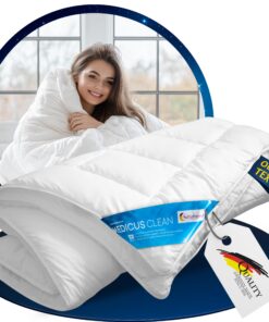 Schlafmond Medicus Clean Allergiker Winterdecke 135x200 cm -Soft Comfort for Allergy Sufferers in Winter-Made in Germany