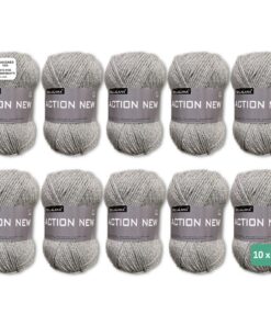 BellaLana Wolle Action New - Polyacryl Garn für Stricken und Häkeln - vielseitig einsetzbar & pflegeleicht - 100% Polyac