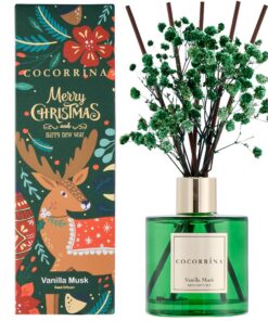 COCORRÍNA Raumduft Vanilla Musk 200ml - Naturlich, Langanhaltend, Home Duft ätherisches Öl Reed Diffuser | COCORRÍNA Va