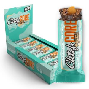 Chiefs CORE Protein Bar - Hoher Proteininhalt mit 13g Protein - Low Carb Snack ohne Zucker - 12er Pack (150kcal x 40g)