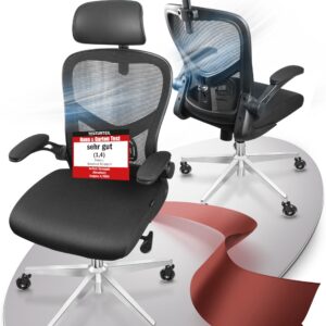 CLOUVOU SmartSeat Bürostuhl [TESTSIEGER] 100% individuell einstellbar | Büro Stuhl & Gaming Stuhl | Computerstuhl Home O