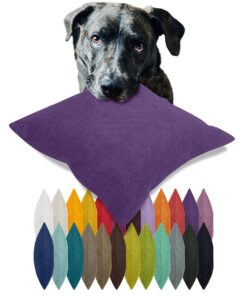 NPluseins Kissenhülle OEKO-TEX STANDARD 100 - Strukturmuster - 60x60 cm - Lila - 1 Stück