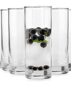 Glasmark KROSNO 1992 Trinkgläser Set 6 Stück 340 ml Spülmaschinenfest Mit Dickem Boden