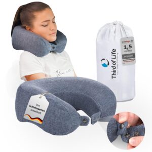 Flugzeug ANDAR QuickDry Ergonomisches Reise-Kissen für Ruhe im Auto und Camping | ANDAR QuickDry Thermoregulierendes Na