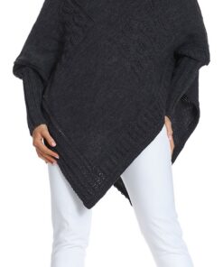 Merry Style Damen Poncho – Warm & Stylish für Herbst Winter M83N4