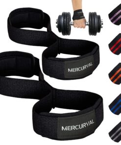 MERCURYAL Lifting Straps Für Powerlifting & Kreuzheben - Gepolsterte Zughilfen für Bodybuilding-Training - Fitness-Zugbe