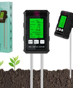 Aolso 6-in-1 Bodentestmessgerät für Pflanzen und Umgebungsfavoriten