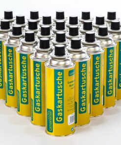 Campingman Universal Butangas Brennstoffflasche 28 Stück x 227g für Gaskocher und Gasheizung | Campingman Butan Gasflas