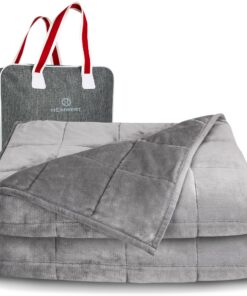 Gewichtsdecke Therapiedecke für GEBORGENHEIT und TIEFEN Schlaf - schwer (4 Kilogramm) für ERWÄNGNE