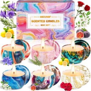 BGIUSQF Duftkerzen Geschenkset für Damen: Entspannung durch Duftkerzen, 6 Stück Duftkerzen, perfektes Geschenk für Stres