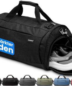 Heldenwerk® Sporttasche für Damen und Herren & klein I perfekt als Reisetasche & Handgepäck I mit Schuhfach & Nassfach I