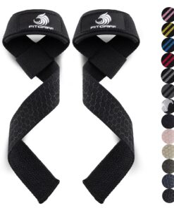 Fitgriff® Krafttraining Zughilfen für Frauen und Männer - Kreuzheben Gurte - Lifting Straps - 40 cm lang