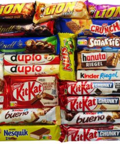 Captain Play - Snack Box mit verschiedenen Schokoriegeln für Kinder im Urlaub | Captain Play - 20-teilige Snack Box mit