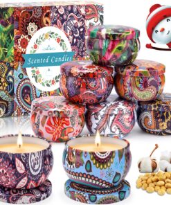 McNory Duftkerze Geschenk Set für Frauen mit Vanille und Lavendel, perfekt für Yoga und Aromatherapie zum Stressabbau am