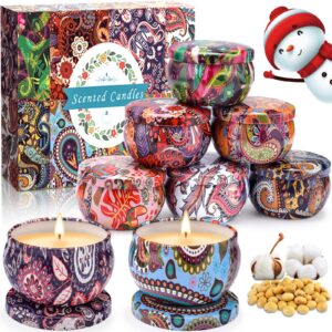 McNory Duftkerze Geschenk Set für Frauen mit Vanille und Lavendel, perfekt für Yoga und Aromatherapie zum Stressabbau am
