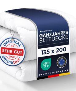 Gentle North Bettdecke 135x200 - Als Schlafdecke - Ganzjahresdecke für Allergiker - Weich & besonder Flauschig - Waschba