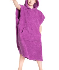 CityComfort Badeponcho Kinder aus weicher Frottee Baumwolle