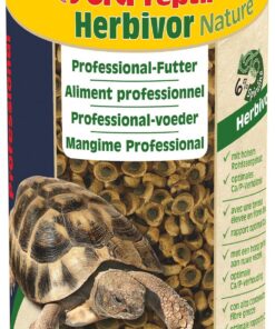 Sera Reptil Professional Herbivor Nature 1000 ml | Zweikomponentenfutter ohne Farbe- & Konservierungsmittel für Landschm