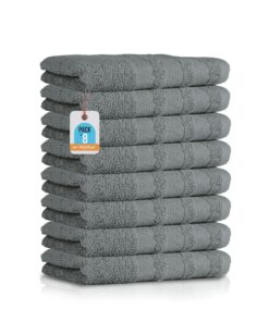 HolyDays® Gästehandtücher Set 8er Pack | Saugstark und strapazierfähig aus 100% Baumwolle Oeko-TEX® | For Gäste | In Ant