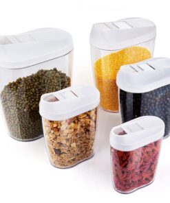 Czemo BPA-Freie Frischhaltedosen 5er-Set für Müsli/Cornflakes Vorratsdosenuida Amerikanische Verbraucher